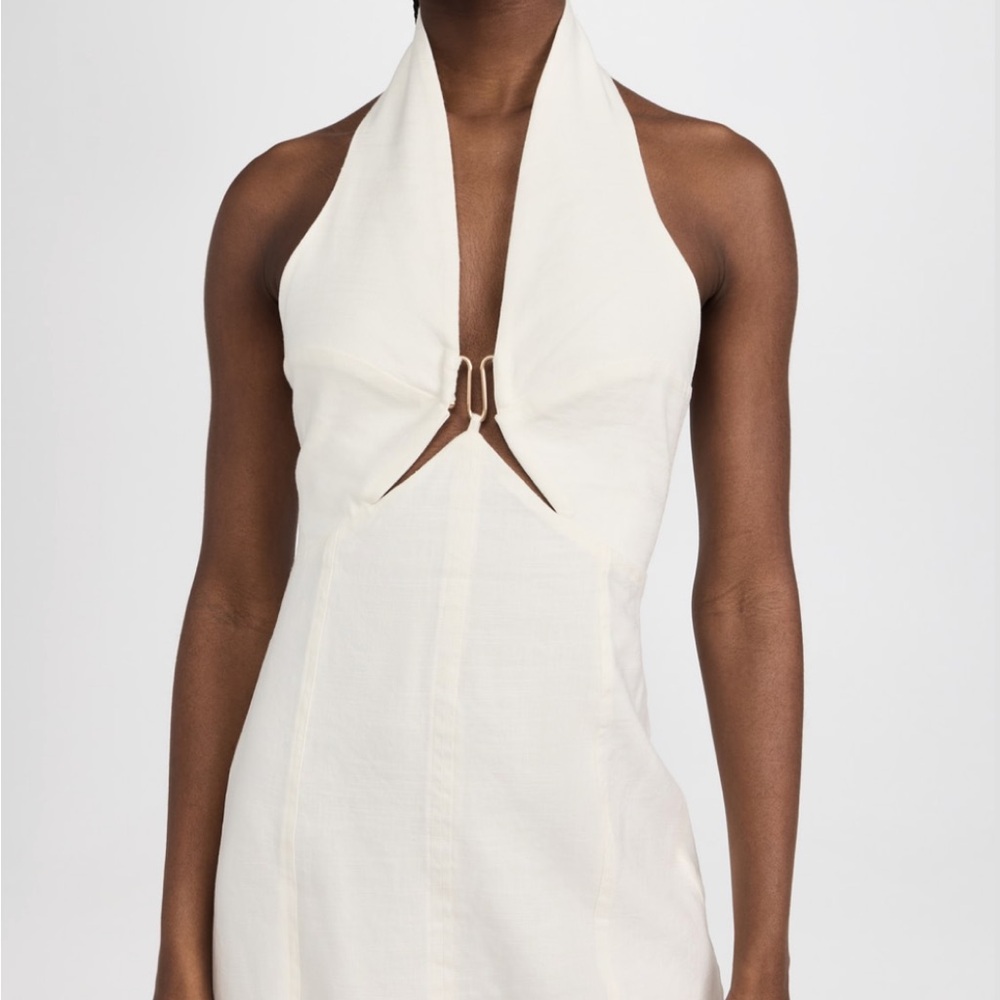 Cult Gaia New Rumi Mini Dress in Cream size 4 - Picture 4 of 5